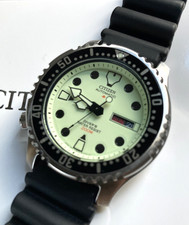 Citizen Men's Promaster Automatic Diver's Watch - NY0040-09W Excellent Full Lume
