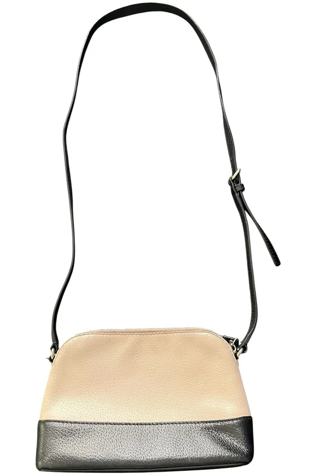 Bolso de mano bandolera Kate Spade Hanna Wellesley beige negro Foto 4 de 4