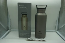 Snow Peak Aurora Titanium 800 Water Bottle Made In Japan