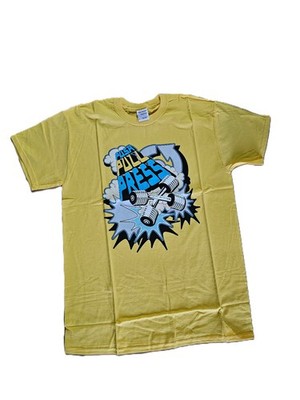 (10) Scitec Nutrition T-Shirt Yellow Size M Push Pull Press Gym Bodybuilding New