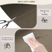 100 Waterproof Canvas Fabric by the Yard 58" W 600D Upholstery Marine Fabric...