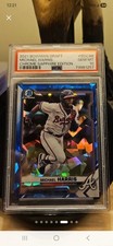 Michael Harris 2021 Bowman Draft Chrome Blue Sapphire  Atlanta Braves PSA 10 Gem