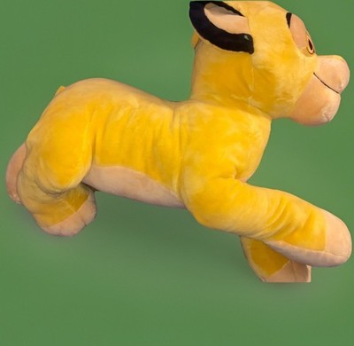 RARE Disney The Lion King Sleeping Simba Large Plush 30'' Nose to Tail