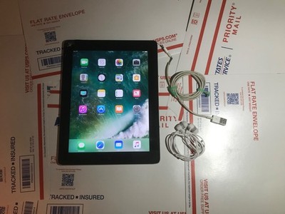Apple iPad 4th Gen 16GB WiFi Retina Silver MD510LL/A A1458 iPad 4 G with extras