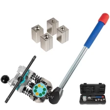 45-Degree Brake Line Flaring Tool Kit – Single, Bubble & Double Flares, Dies ...