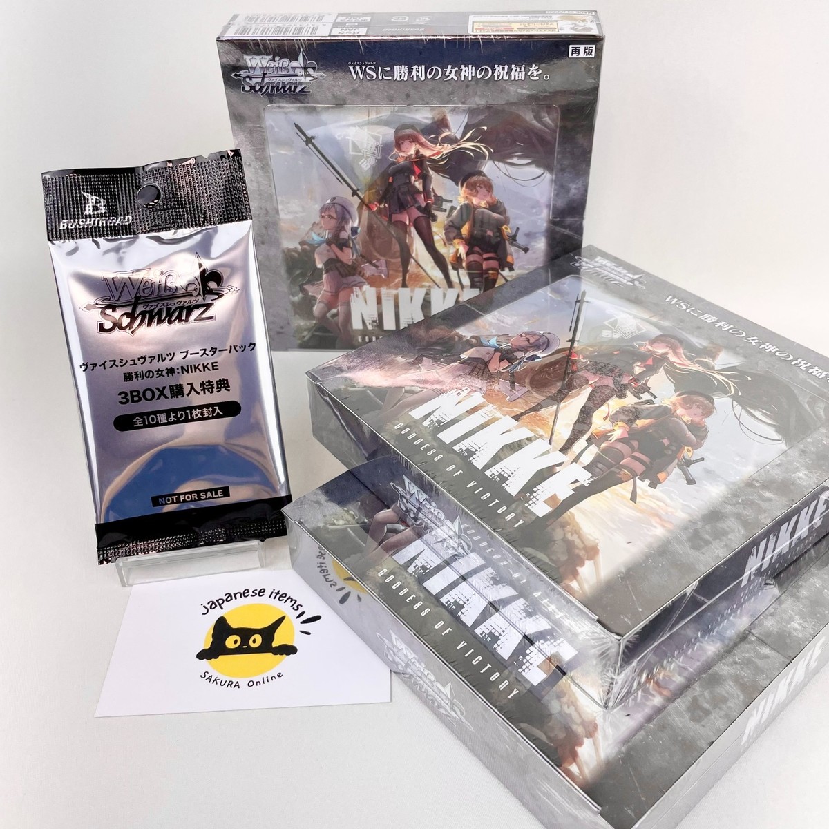 Weiss Schwarz NIKKE Booster Box JP SEALED x3 + Promo Pack