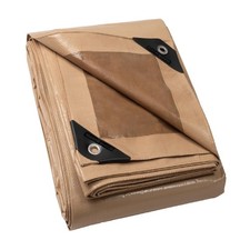 GUARD SHIELD Telone di copertura occhiello impermeabile 5x6m beige/cachi