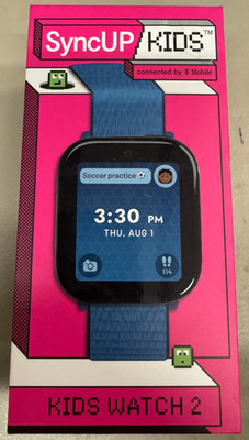 Open Box ** T-Mobile SyncUP 2 Kids Watch - 32GB - Black