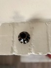 Miniature Tenmoku Black Glaze Studio Bud Vase White Slip Japan Late 20th C — photo 6