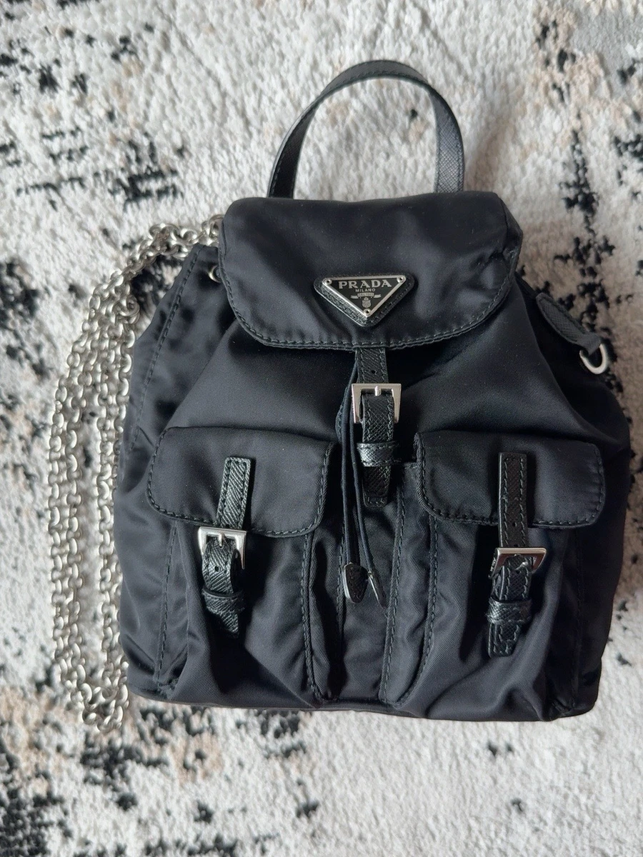 PRADA B2711 VELA ブラックバックパック PRADA Vela Black Bags & Handbags for Women for sale | eBay