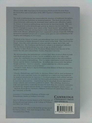 Charity, Philanthropy, and Civility in American History - Picture 2 of 2
