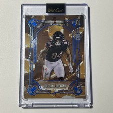 Colston Loveland 2025 Wild Card 5 Card Draw Blue Rookie #d 1/1 Bears