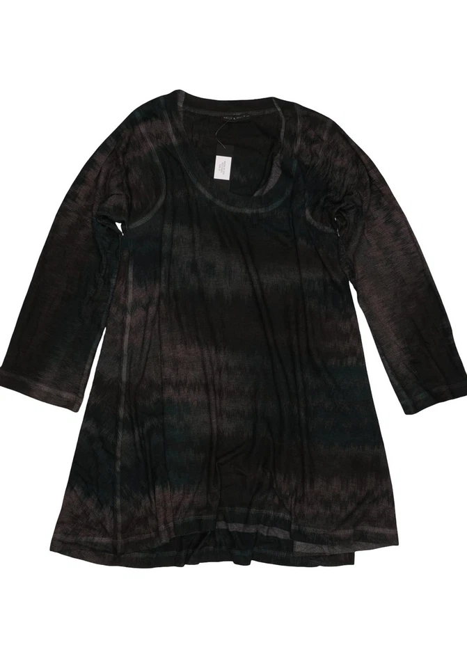 Suéter túnica estampado para mujer Nally & Millie 266530 talla pequeña Foto 3 de 4