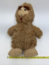 Vtg 1977 Animal Fair Big Foot Sasquatch 14" Stuffed Animal Plush Brown Furry 10L