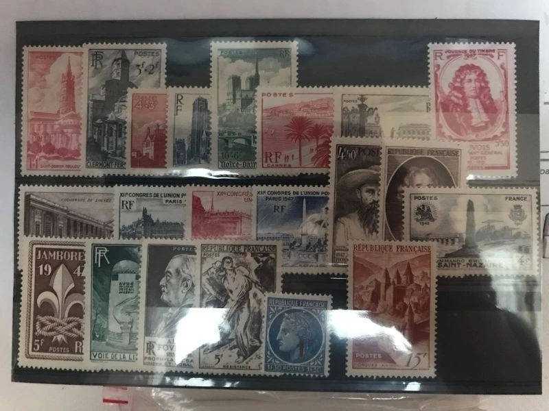 FRANCE: NEUFS** Année 1947 complète N° 772 à 792 21 timbres LUXE - Photo 1/1