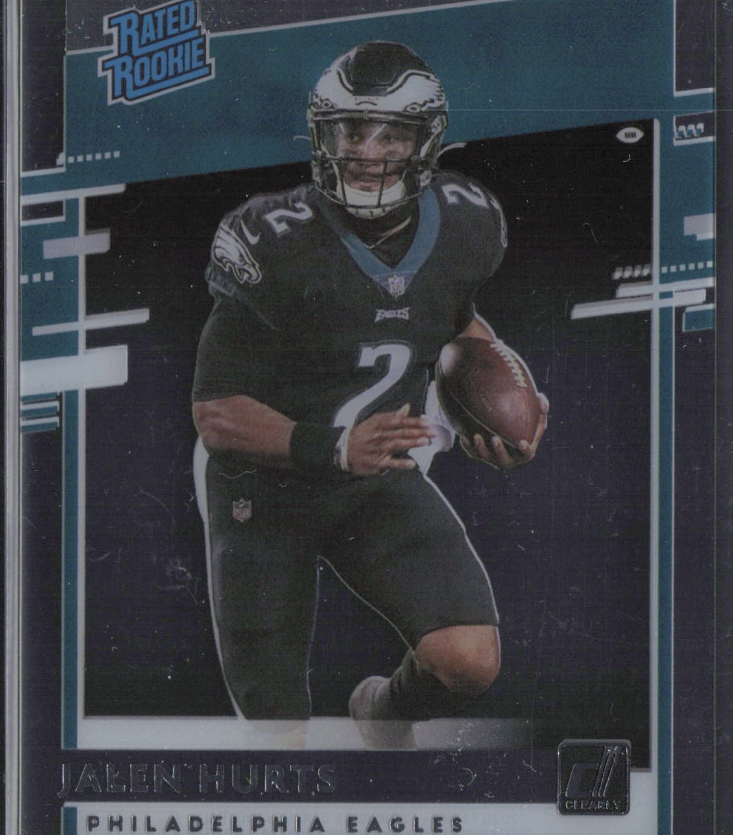 2020 Panini Chronicles #RR-JAH Jalen Hurts Clearly Donruss Rated Rookies