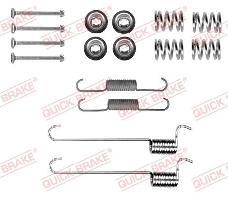 Quick Brake ZubehöRsatz, Feststellbremsbacken 105-0848 Passend FüR Nissan-image