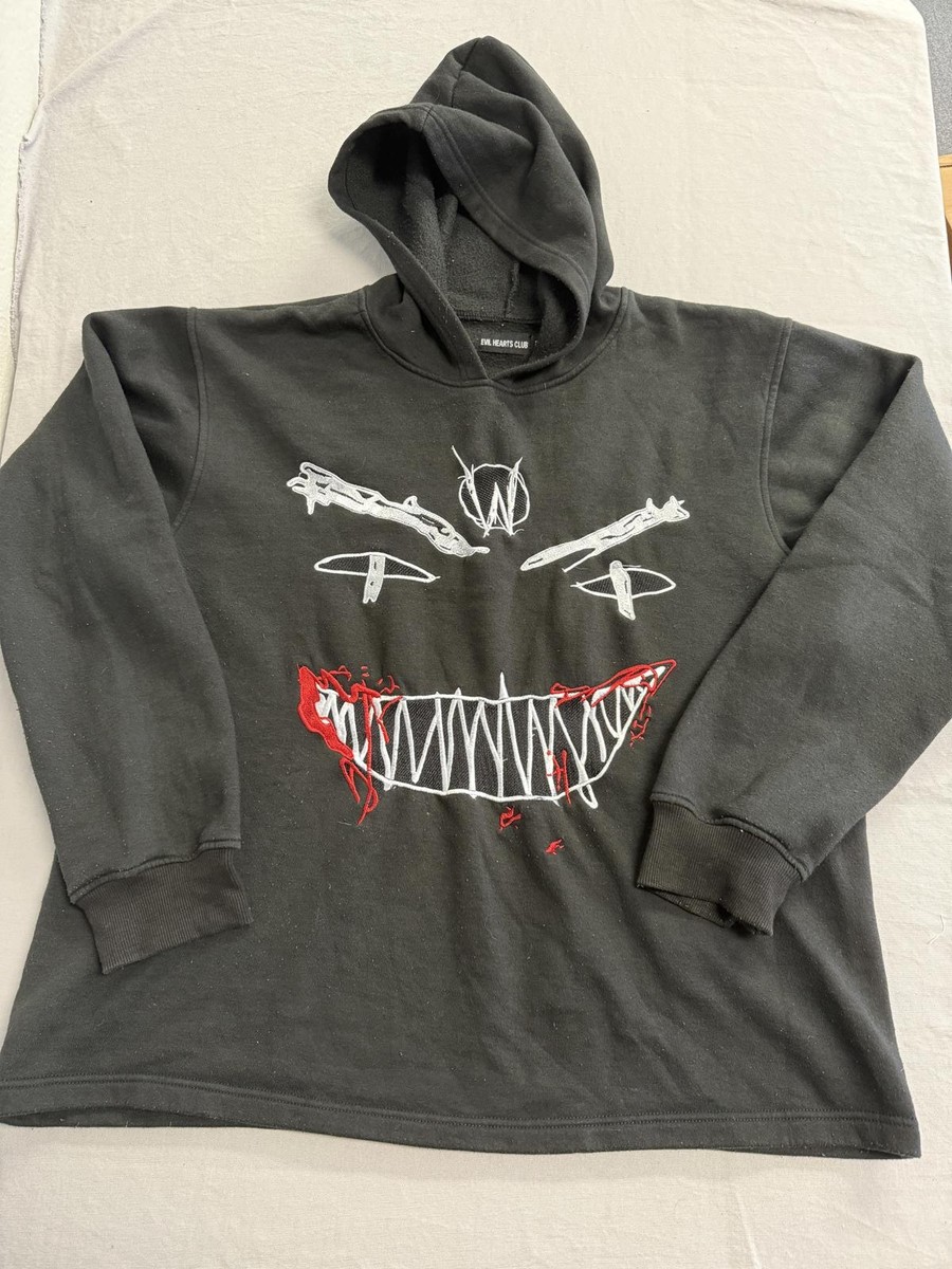 Evil Hearts Club Hoodie Monster Face EHC Le Wuz Studios 3XL | eBay