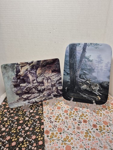 Bradford Exchange Plates by Daniel Smith and Kerri Burnett, Set of 2 Limited Ed.