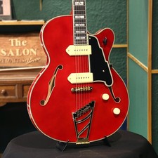 Acoustic Electric Guitar D'Angelico Excel 59 Trans Cherry Korea S/N W2300132