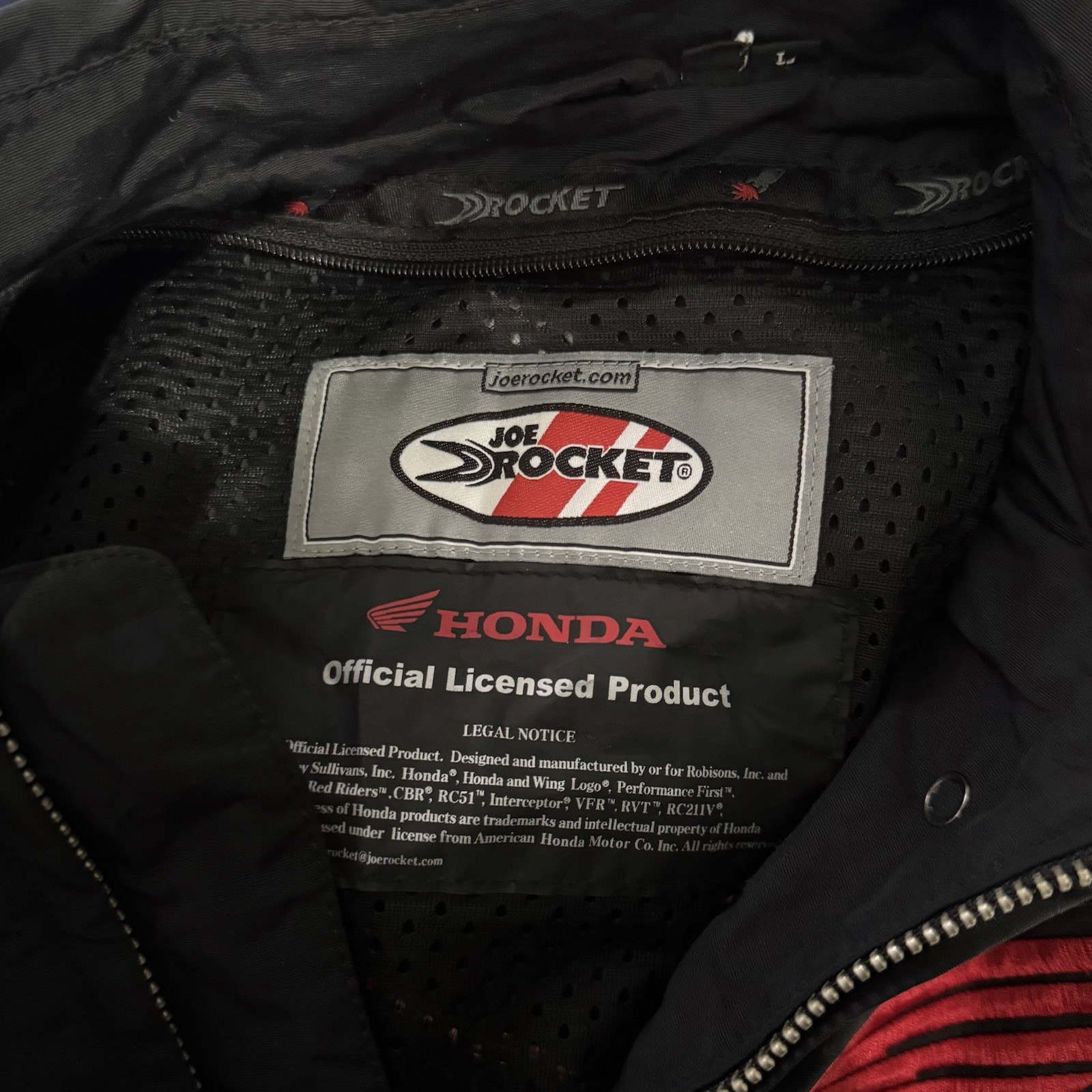 Honda Racing Licensed Jacket - Size Large - image 3