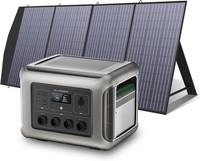 Allpowers R2500 Solargenerator 2016Wh Mit 200W Solarmodul FüR Stromausfall, Camp