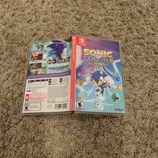 Empty Replacement Case Artwork ONLY Sonic Colors Ultimate Nintendo Switch