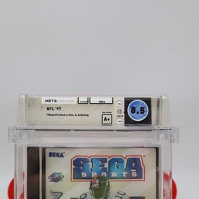 Sega Saturn NFL '97 1997 FOOTBALL - WATA GRADED 8.5 A+! NEW & Factory Sealed!