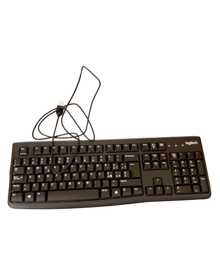 Logitech K120 Tastiera Pc Cablata Usb  - Immagine 2 di 3