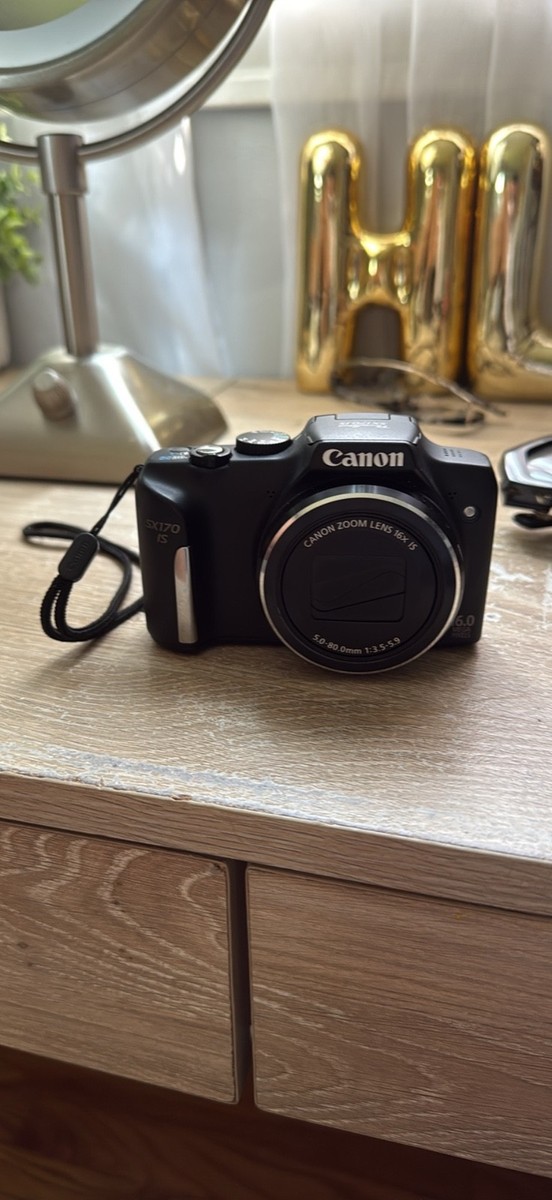 Canon Power Shot SX170 IS キャノン　デジカメ　カメラ Canon PowerShot SX170 IS 16.0MP Digital Camera - Black for sale