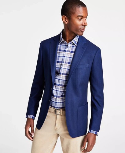 Michael Kors Men's STRECH Classic Fit Herringbone Sport Coat  SIZE 38S NEW - Bild 1 von 6