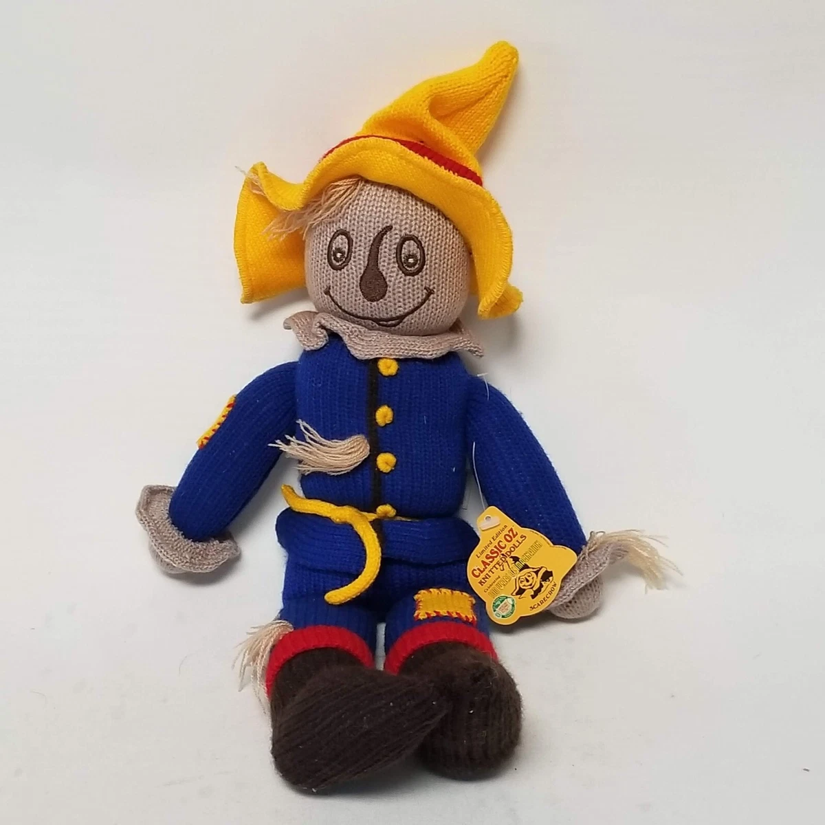 Limited Edition Classic Wizard of OZ Knitted Scarecrow Doll with