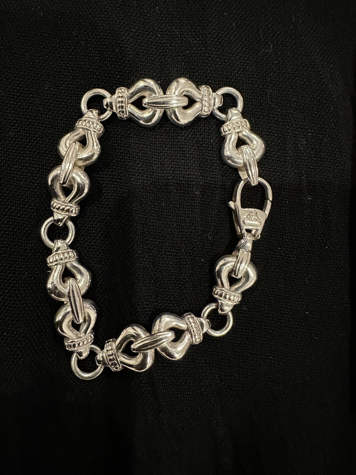 Vintage Lagos Bracelet Sterling 925 Silver Embelished Bracelet eBay