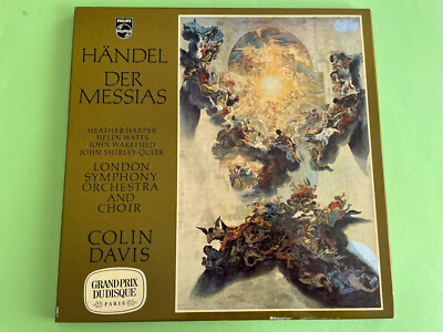 Der Messias, G. F. Händel, Colin Davis, London Symphony Orchestra, 3 LP Box