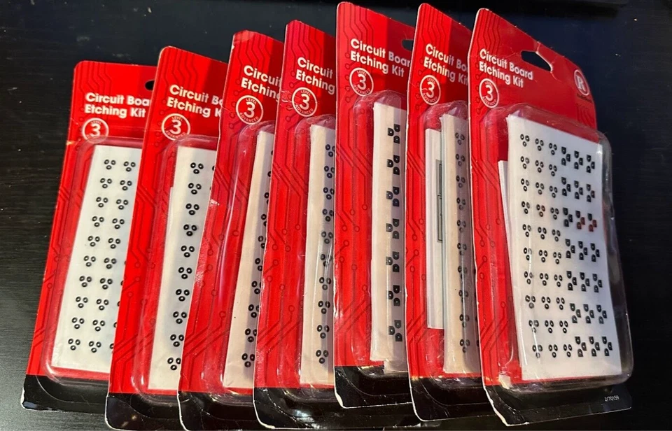 Lot of 7 - RADIO SHACK  277-0159 Circuit Board Etching Kit # 3 Advanced NOS - Image 4 of 4