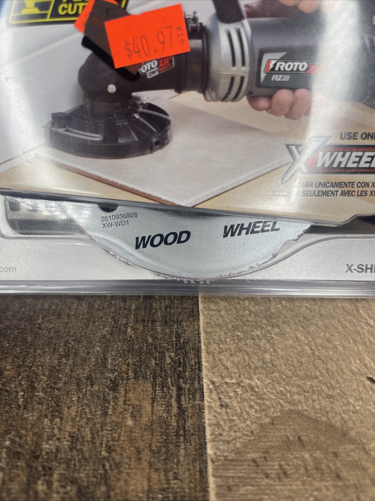 RotoZip+xShield+Flush+Cut+Wheel+Guard+Attachment+Wood+Base+Trim+Zm2+Zm3