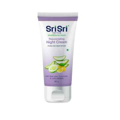 Sri Sri Tattva Rejuvenating Night Cream 60gm with Free Shipping