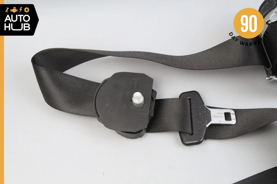 06-13 Cinturón de seguridad delantero derecho Mercede X164 GL450 ML350 negro OEM Foto 3 de 4