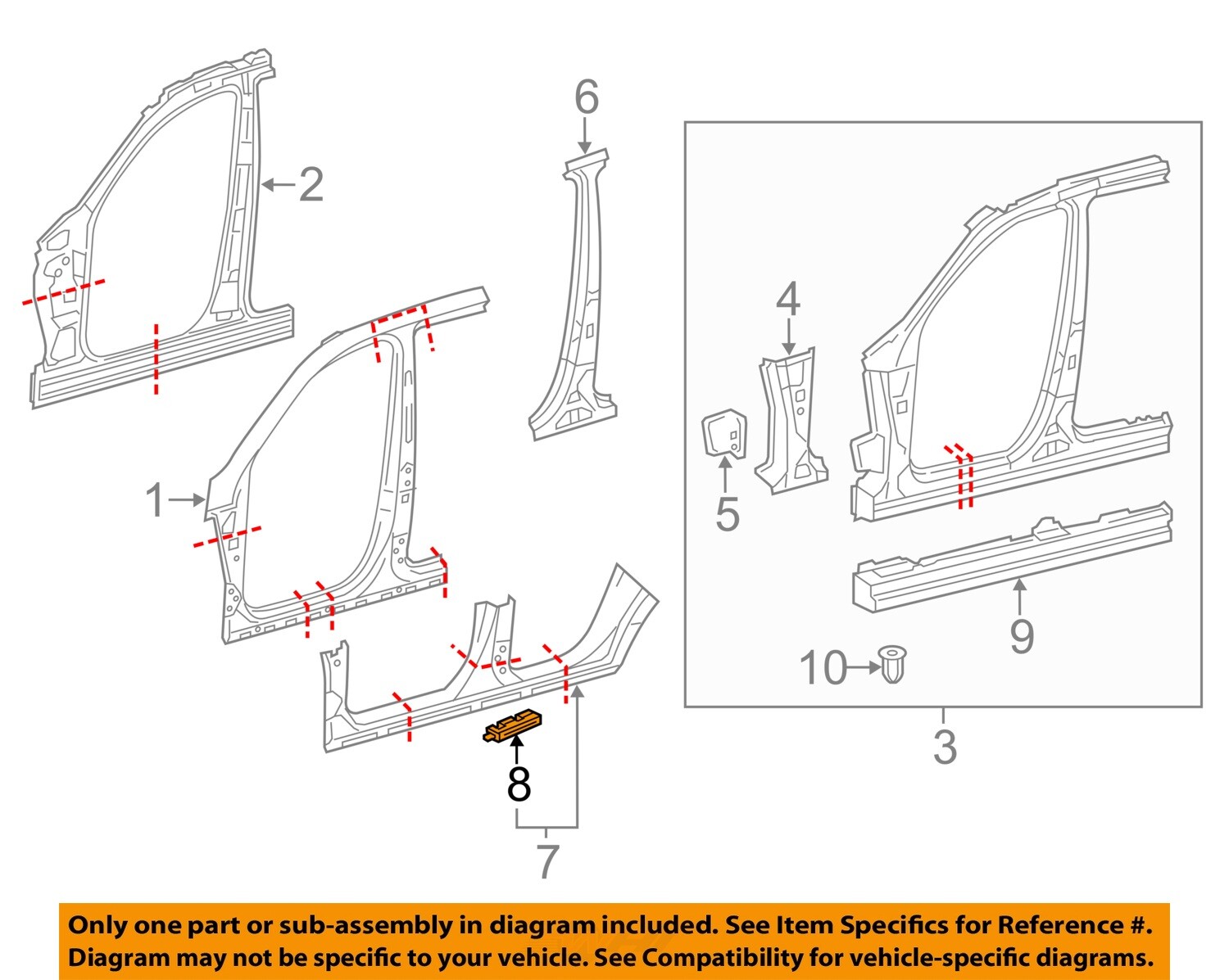 MERCEDES OEM 1215 ML350 Center Pillar & RockerRocker Panel Clamp