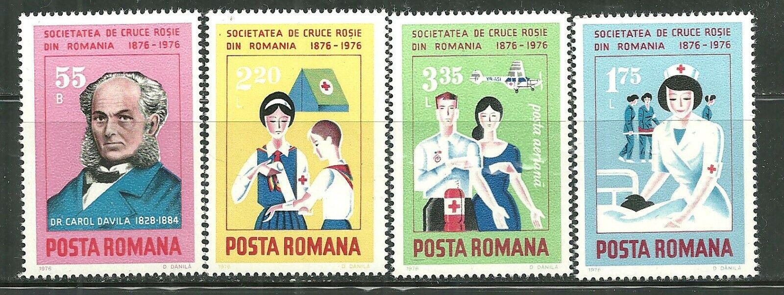 ROMANIA 2617-19 C199 MNH ROMANIAN Max 89% OFF Max 47% OFF RED CROSS CENTENNIAL