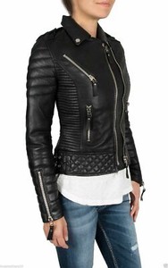 black moto jacket