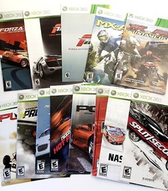 Microsoft XBOX 360 Instruction Booklets/Manuals Only