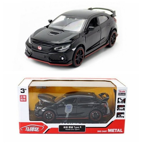1/32 Honda Civic Type R Model Toy Car Diecast Toy Vehicle Metal Toys for Kids - Picture 17 of 24
