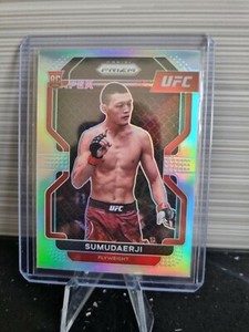 2022 Panini Prizm UFC SUMUDAERJI RC ROOKIE Card No 114 SILVER HYPER PRIZM