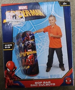 Marvel Spider Man 36" Children’s Bop Punching Bag Sports Toy Fun Active Kids NEW