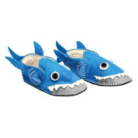 Handmade Wool Animal Slippers- Shark - Small on sale Handmade Wool Animal Slippers- Shark - Small on sale