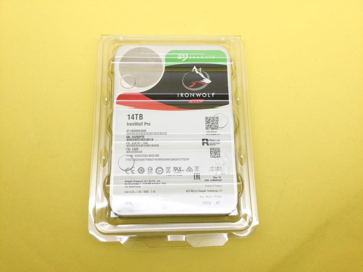 Seagate IronWolf Pro 14TB 新品④⑤ 2個セット 2台セット Seagate IronWolf Pro 14TB 3.5HDD
