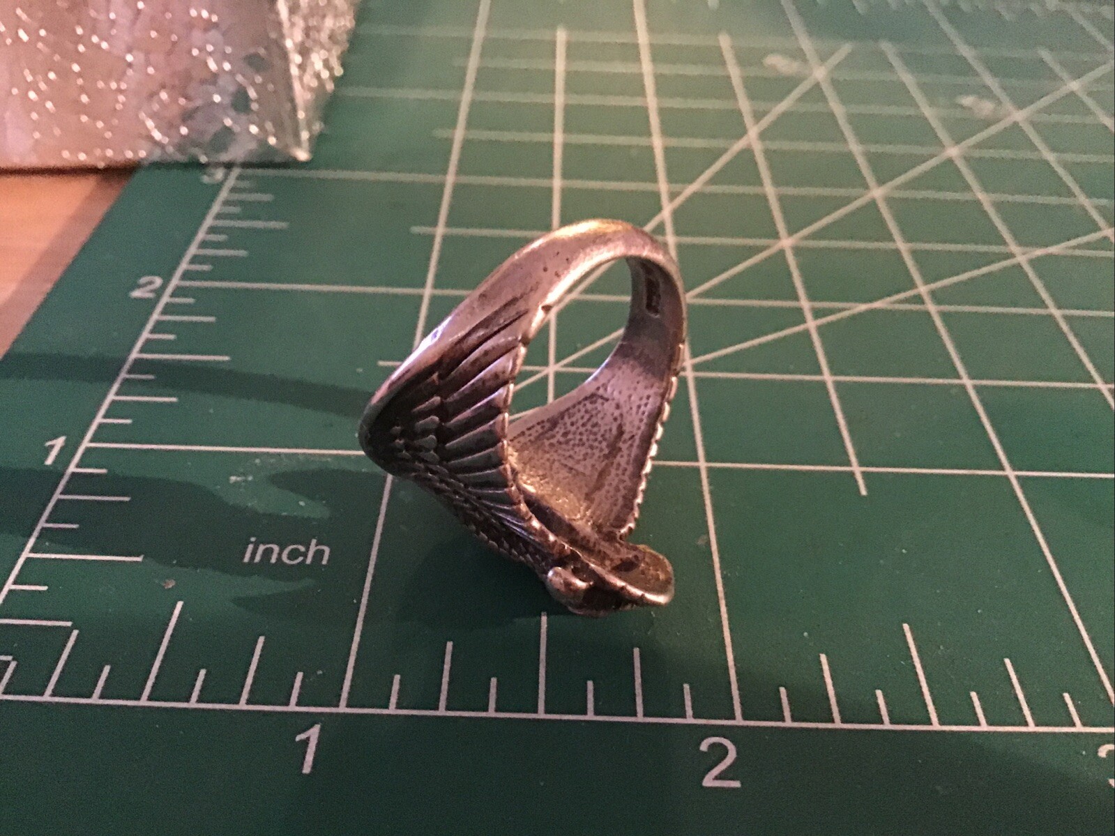 STERLING SILVER EAGLE RING SIZE 10 $ - image 7
