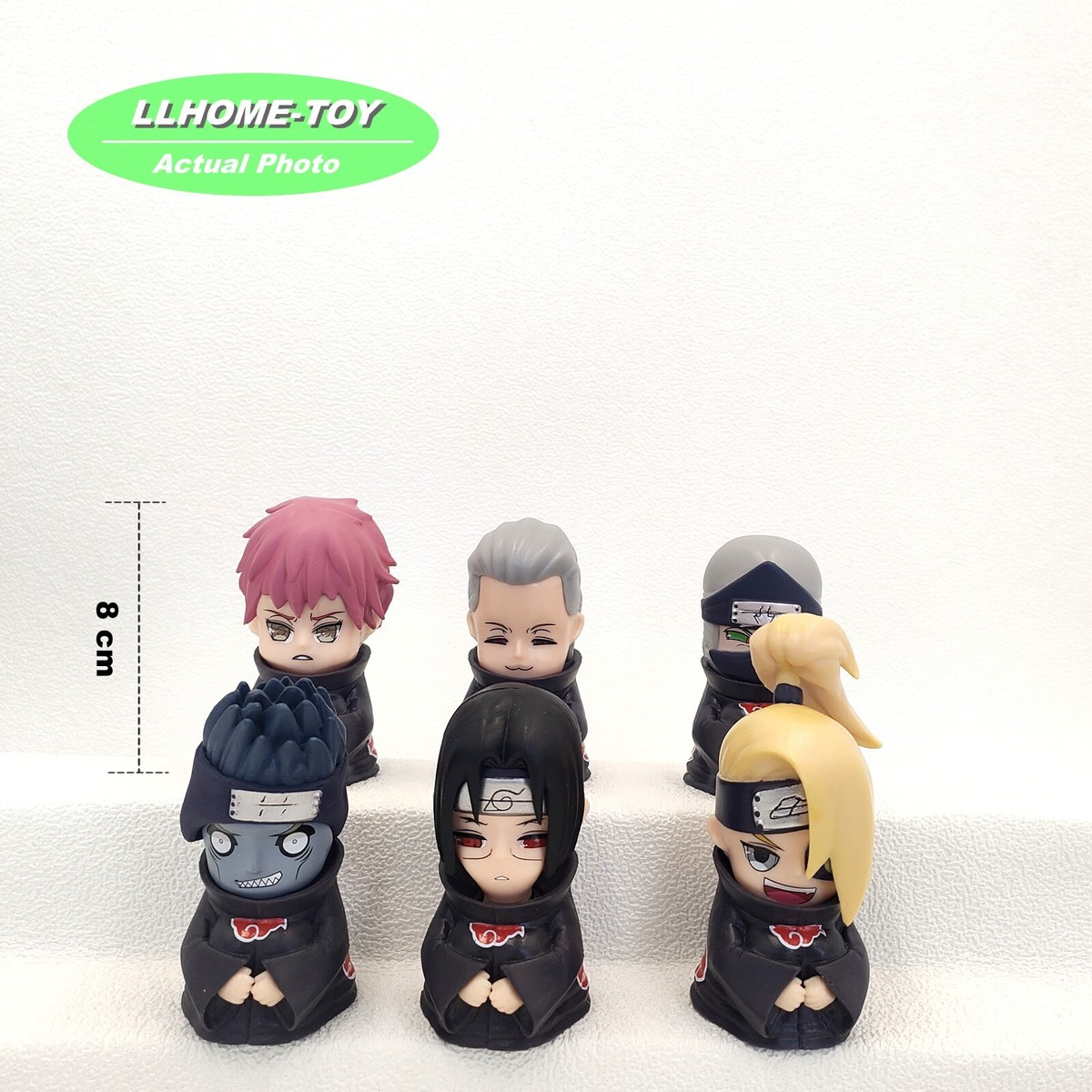 Anime ninja Shippuden Deidara Itachi Tobi Akatsuki 6pcs cute