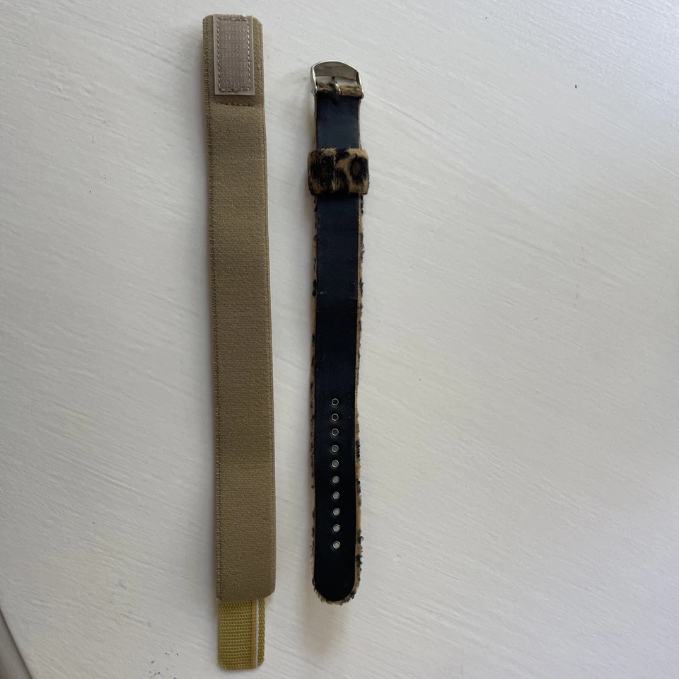 Correa de reloj Casio Baby-G G-File 20 mm amarilla original más 1 correa de leopardo Foto 4 de 4